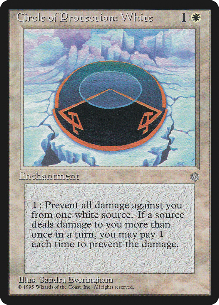 {C} Circle of Protection: White [Ice Age][ICE 016]