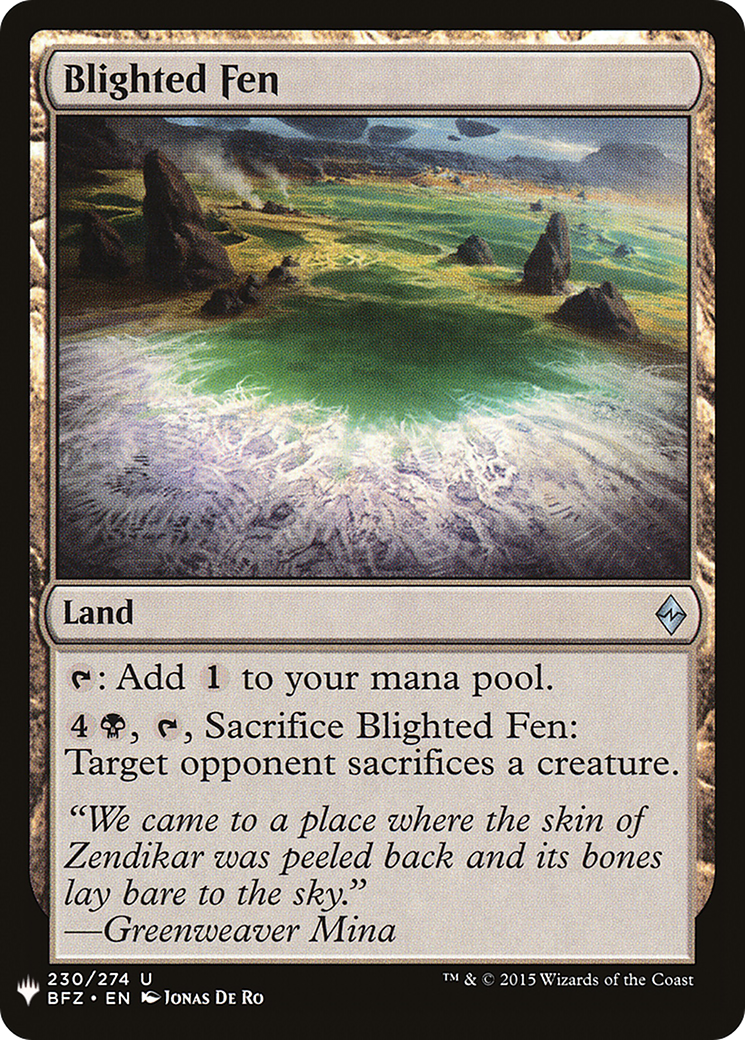 {C} Blighted Fen [Mystery Booster][LS BFZ 230]