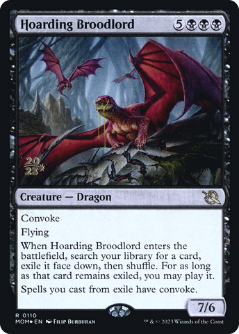 {R} Hoarding Broodlord [March of the Machine Prerelease Promos][PR MOM 110]