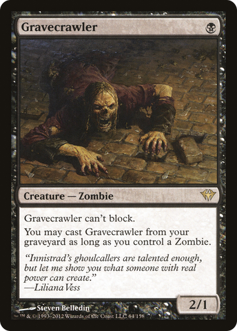 {R} Gravecrawler [Dark Ascension][DKA 064]