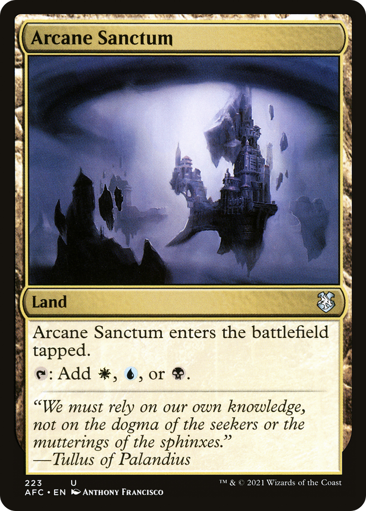 {C} Arcane Sanctum [Dungeons & Dragons: Adventures in the Forgotten Realms Commander][AFC 223]