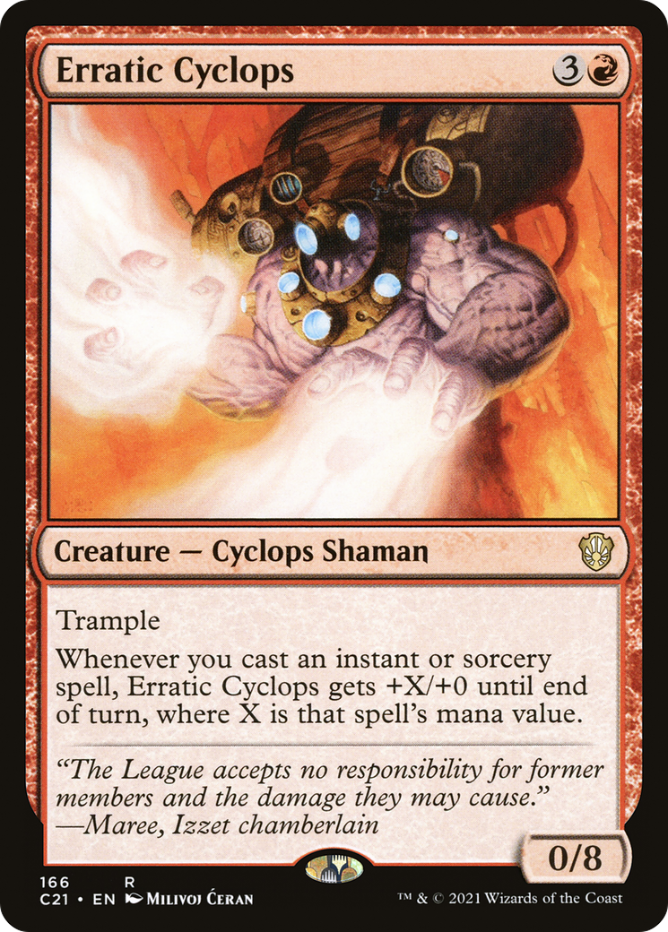 {R} Erratic Cyclops [Commander 2021][C21 166]
