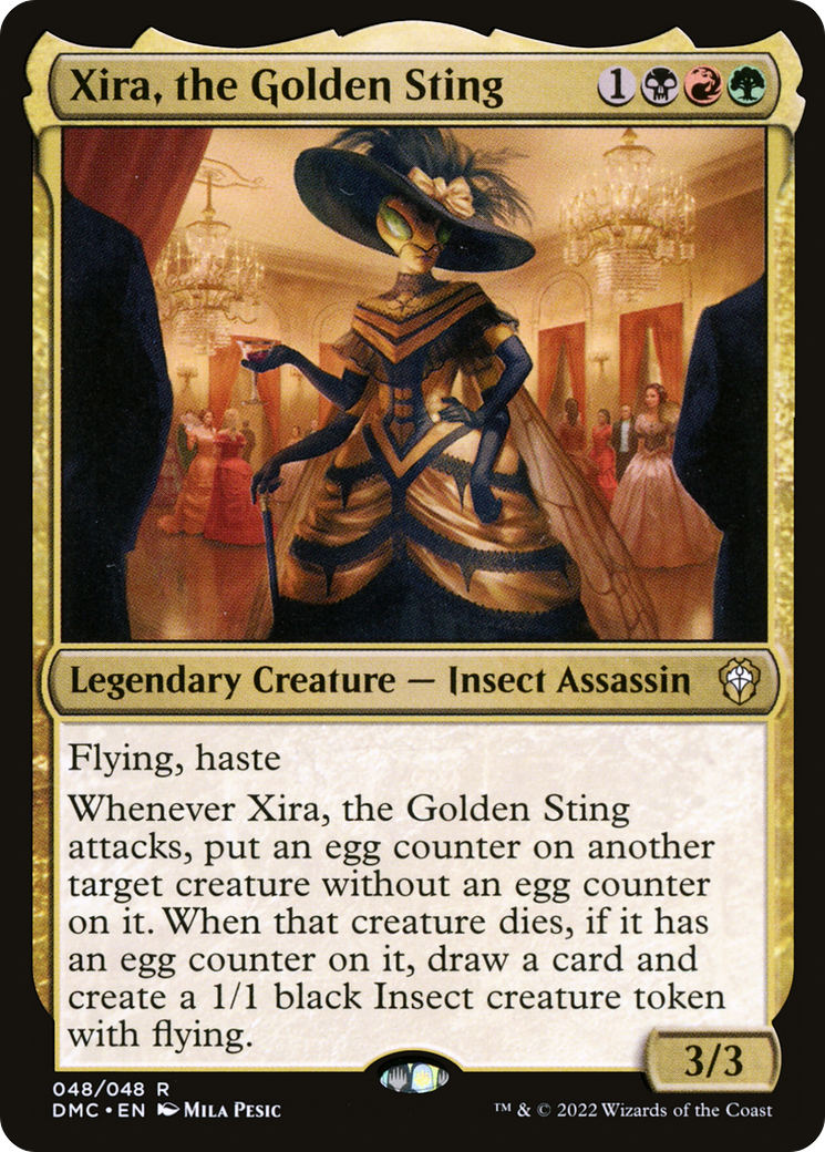 {R} Xira, the Golden Sting [Dominaria United Commander][DMC 048]