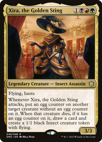 {R} Xira, the Golden Sting [Dominaria United Commander][DMC 048]