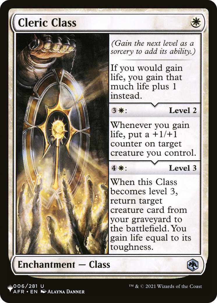 Cleric Class [LIST 006/281]