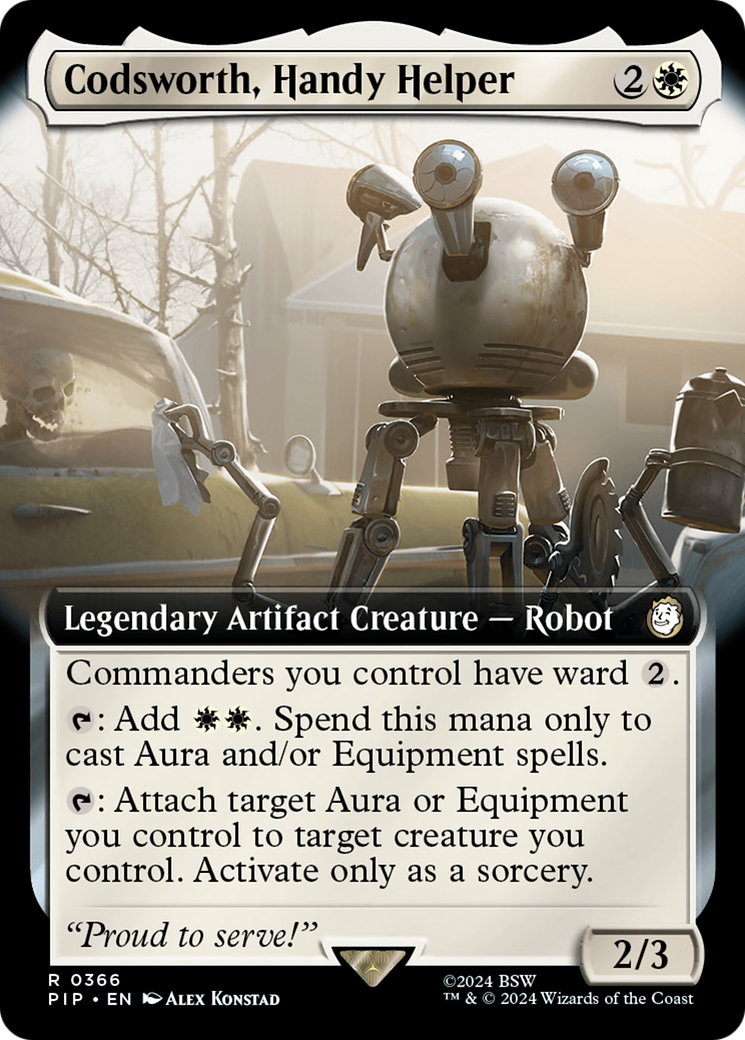 {R} Codsworth, Handy Helper (Extended Art) [Fallout][PIP 366]