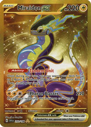 [PKM] Miraidon ex - 253/198 253 - SV01 Scarlet & Violet Base Set Holofoil
