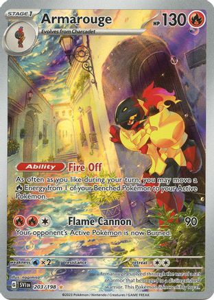 [PKM] Armarouge - 203/198 203 - SV01 Scarlet & Violet Base Set Holofoil