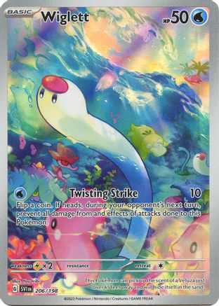 [PKM] Wiglett - 206/198 206 - SV01 Scarlet & Violet Base Set Holofoil