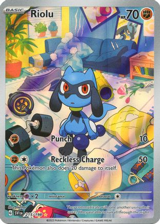[PKM] Riolu - 215/198 215 - SV01 Scarlet & Violet Base Set Holofoil