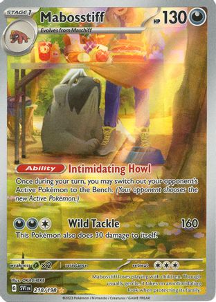 [PKM] Mabosstiff - 218/198 218 - SV01 Scarlet & Violet Base Set Holofoil