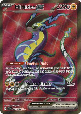 [PKM] Miraidon ex - 227/198 227 - SV01 Scarlet & Violet Base Set Holofoil