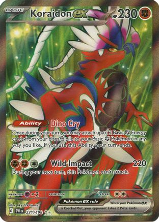 [PKM-R] Koraidon ex (231/198) [Scarlet & Violet: Base Set]