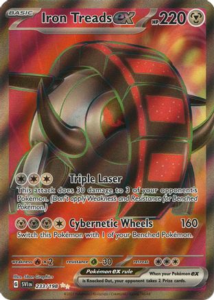 [PKM] Iron Treads ex - 233/198 233 - SV01 Scarlet & Violet Base Set Holofoil