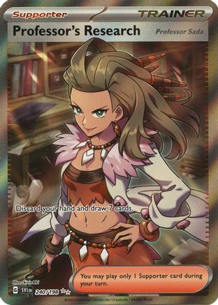 [PKM] Professor's Research - 240/198 240 - SV01 Scarlet & Violet Base Set Holofoil