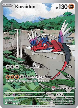 [PKM] Koraidon (124/198) (Pokemon Center Exclusive) [Scarlet & Violet: Black Star Promos]