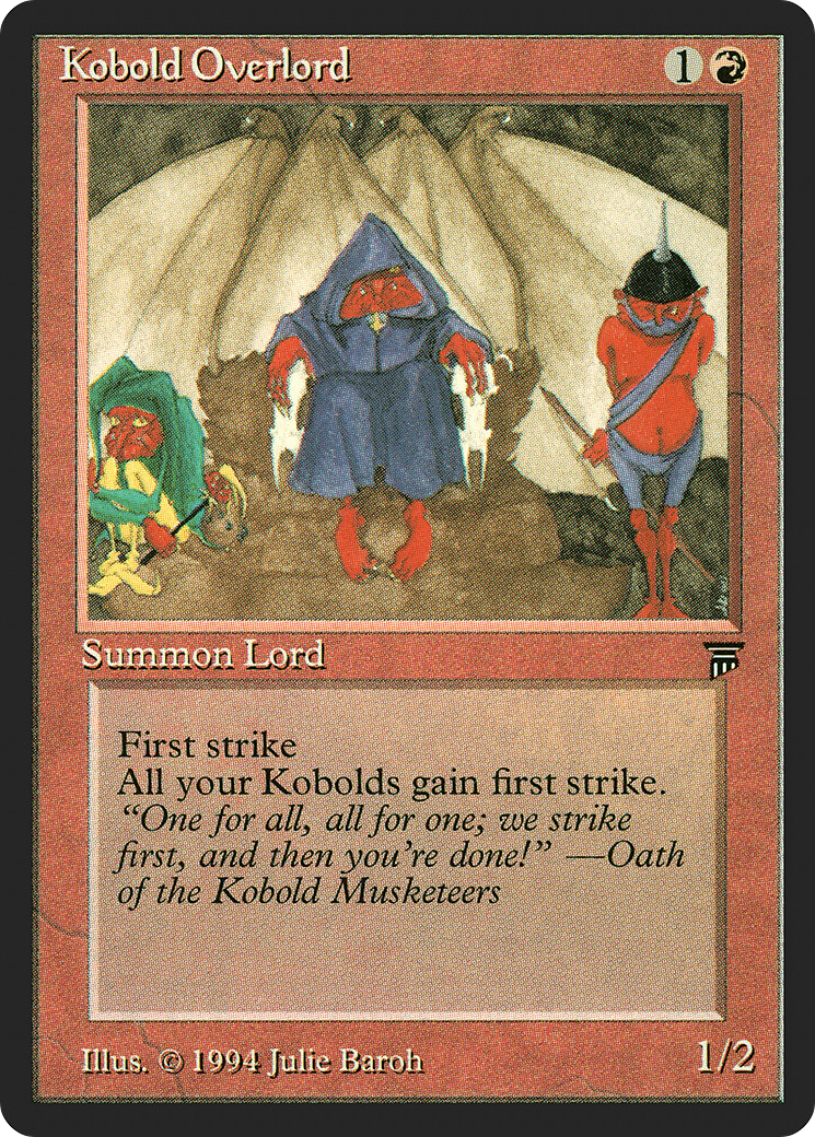 {R} Kobold Overlord [Legends][LEG 155] - Misty Mountain Games