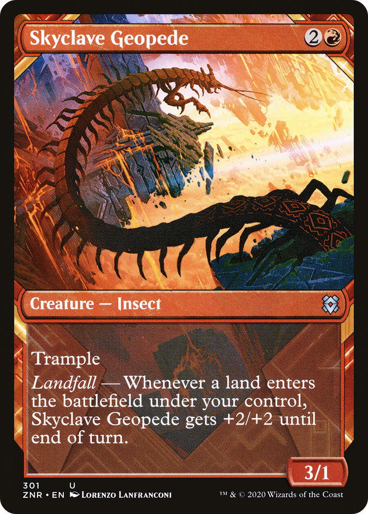 {C} Skyclave Geopede (Showcase) [Zendikar Rising][ZNR 301]