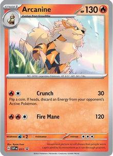 [PKM] Arcanine (011) [Scarlet & Violet: Black Star Promos]