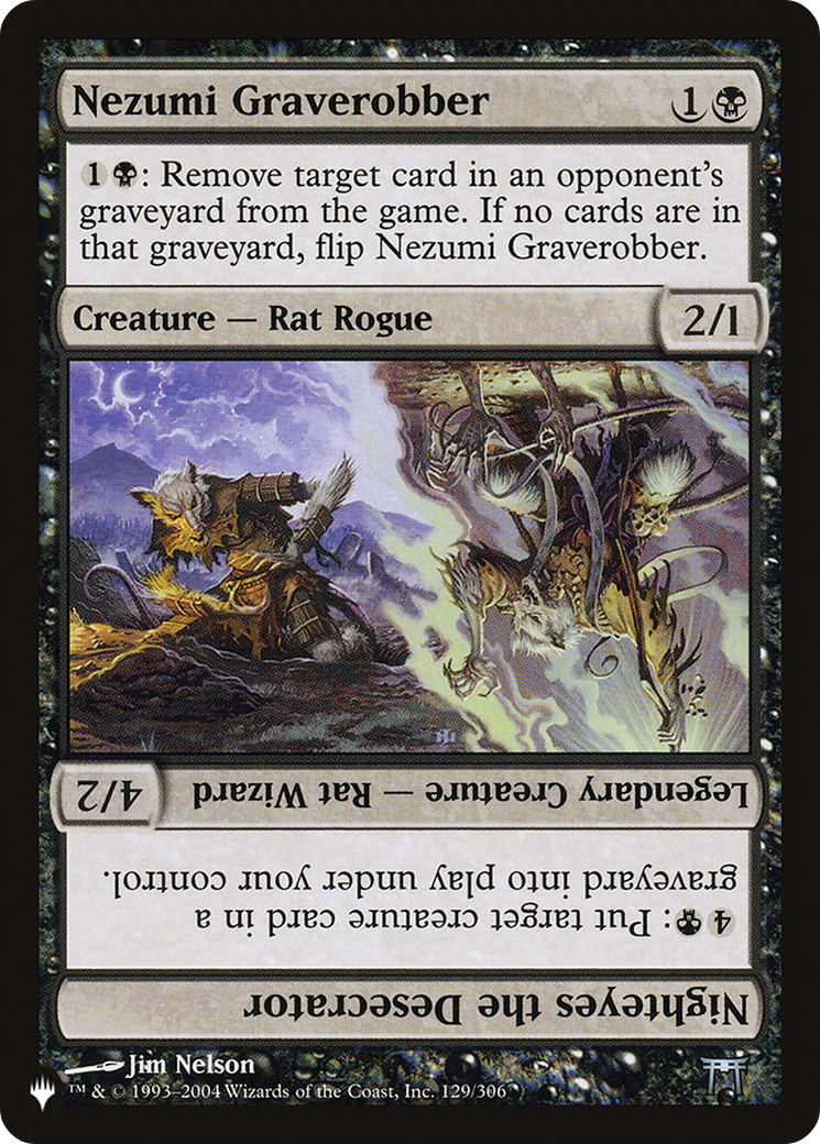 Nezumi Graverobber // Nighteyes the Desecrator [LIST CHK-129]