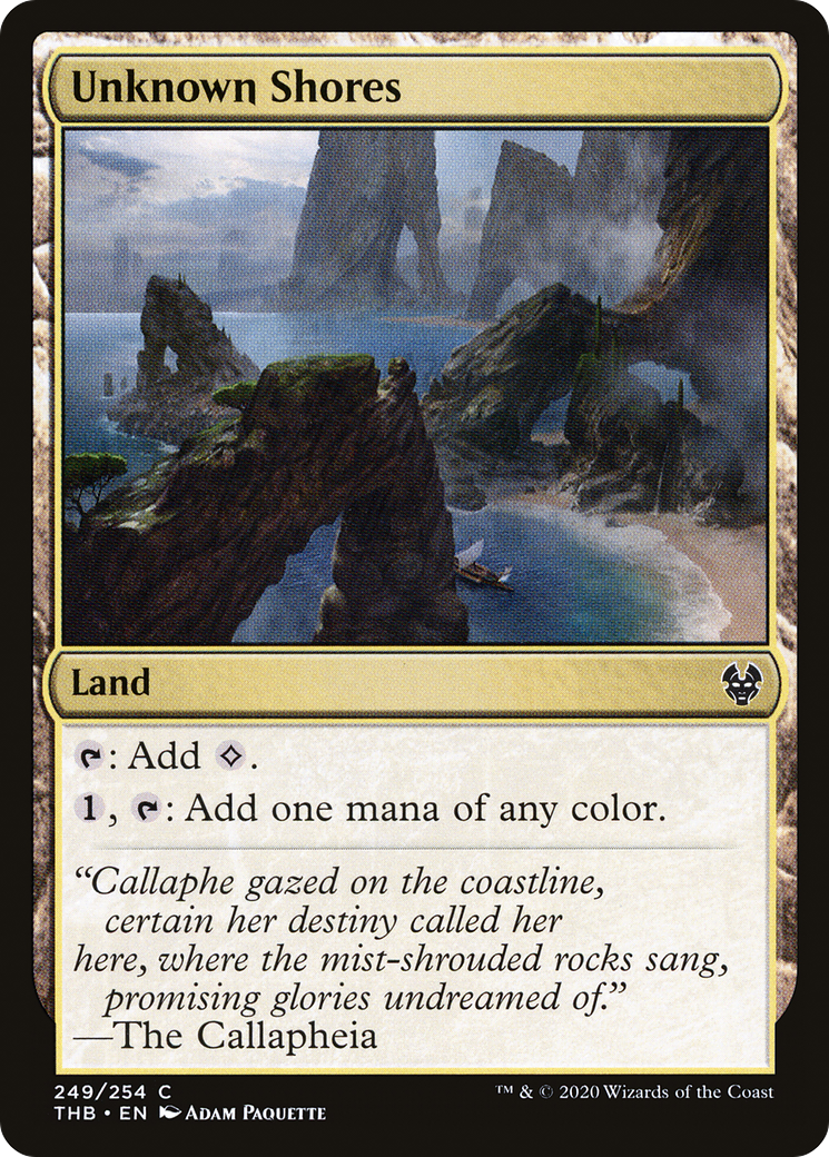 {C} Unknown Shores [Theros Beyond Death][THB 249]
