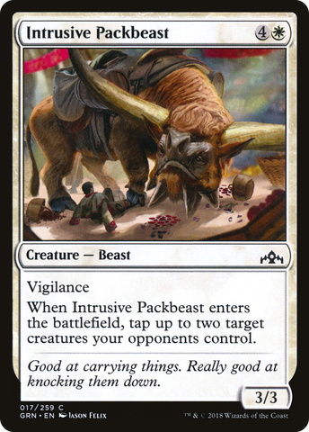 {C} Intrusive Packbeast [Guilds of Ravnica][GRN 017]