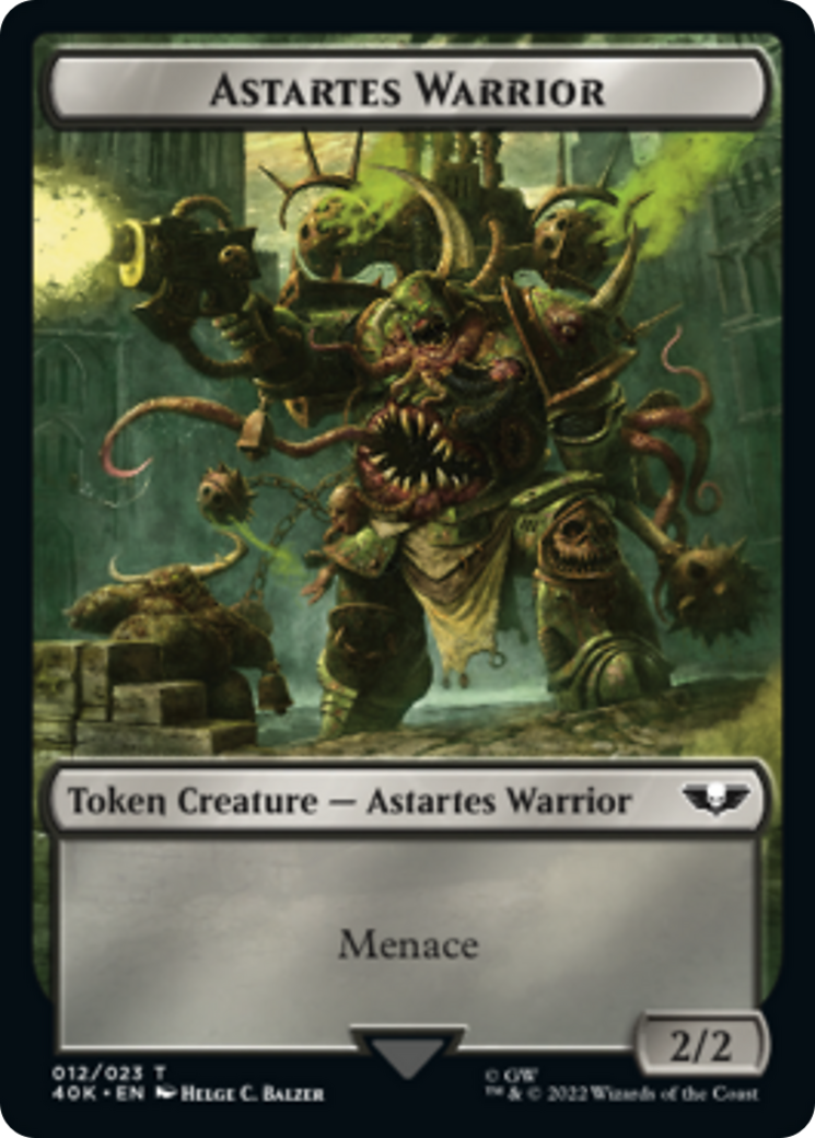 {T} Astartes Warrior // Plaguebearer of Nurgle [Universes Beyond: Warhammer 40,000 Tokens][T40K 015]