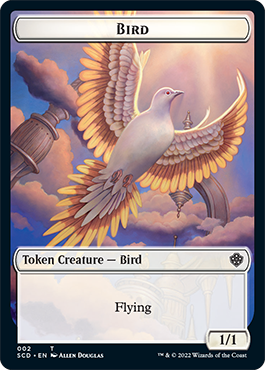 {C} Bird // Spirit Double-Sided Token [Starter Commander Decks][SCD 000]