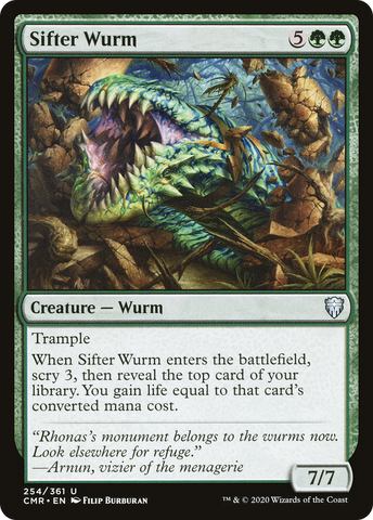 {C} Sifter Wurm [Commander Legends][CMR 254]