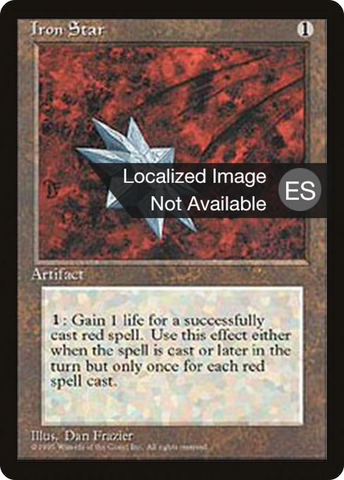 {F} Iron Star [Fourth Edition (Foreign Black Border)][FBB 4ED 326]