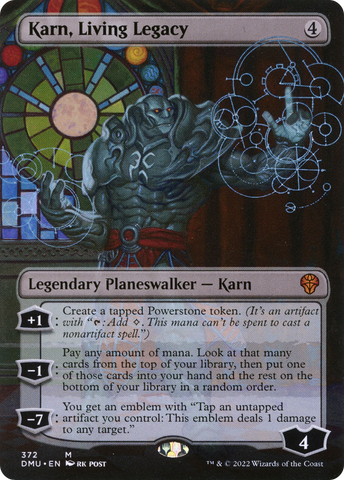 {R} Karn, Living Legacy (Borderless) [Dominaria United][DMU 372]