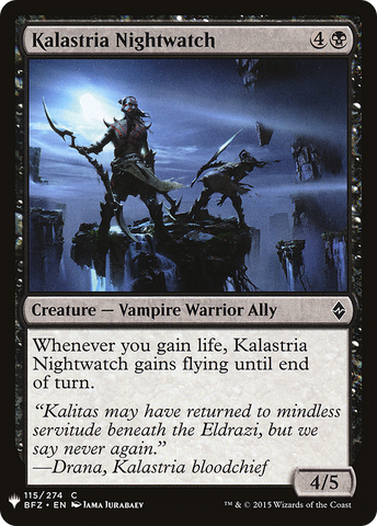 {C} Kalastria Nightwatch [Mystery Booster][LS BFZ 115]