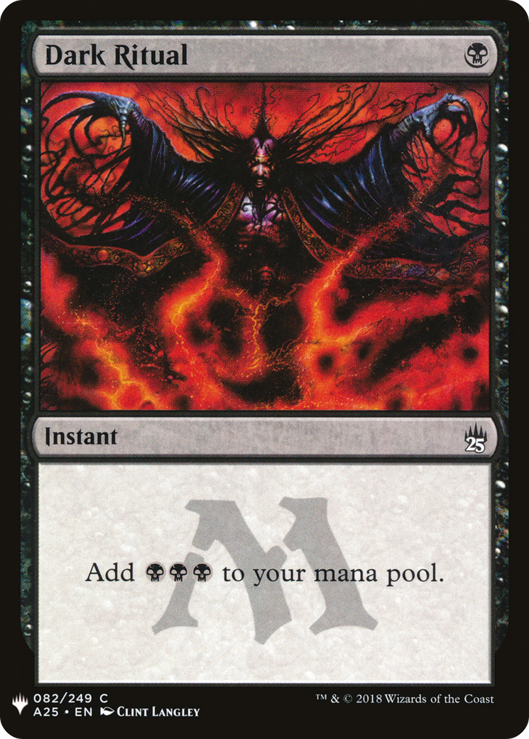 {C} Dark Ritual [Mystery Booster][LS A25 082]