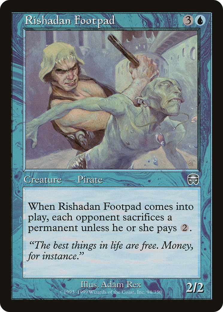 {C} Rishadan Footpad [Mercadian Masques][MMQ 094]