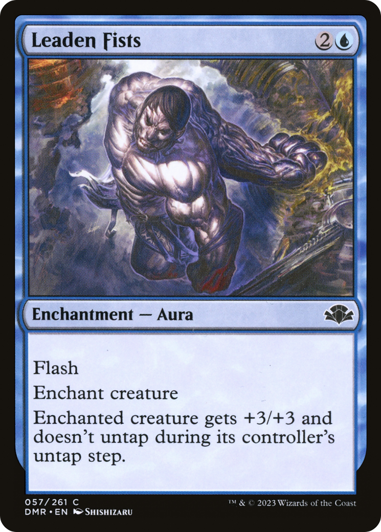 {C} Leaden Fists [Dominaria Remastered][DMR 057]