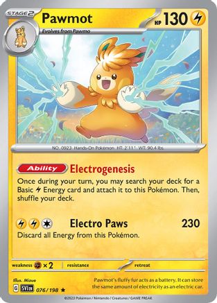 [PKM] Pawmot (076/198) (Theme Deck Exclusive) [Scarlet & Violet: Base Set]