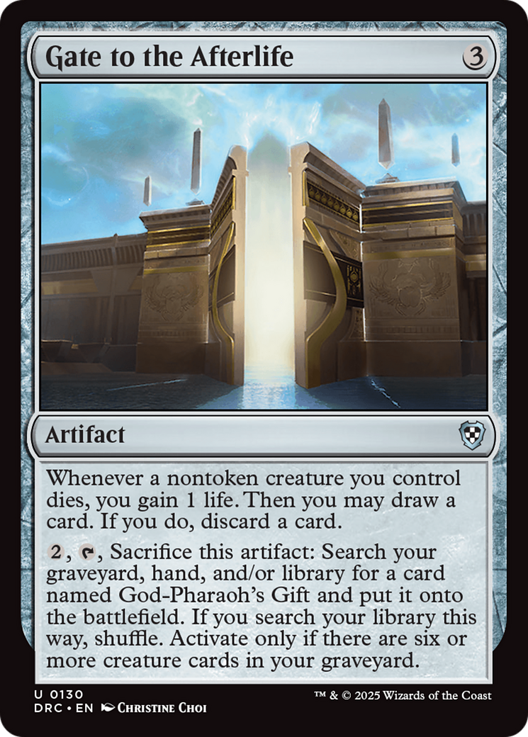 {C} Gate to the Afterlife [Aetherdrift Commander][DRC 130]