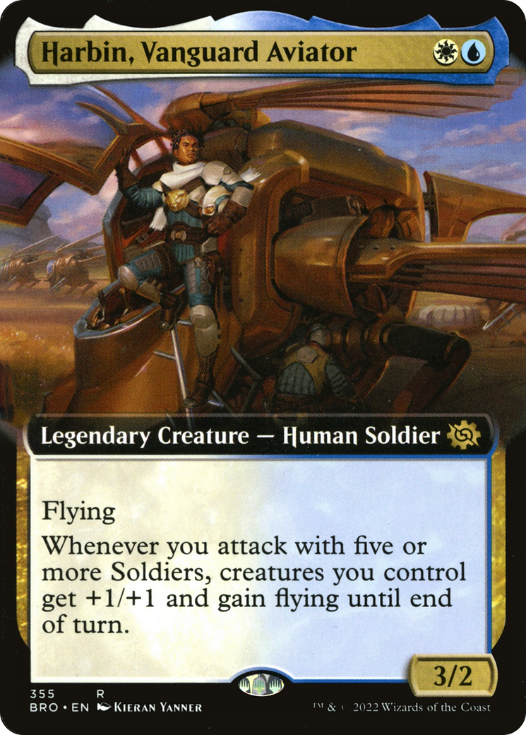 {R} Harbin, Vanguard Aviator (Extended Art) [The Brothers' War][BRO 355]