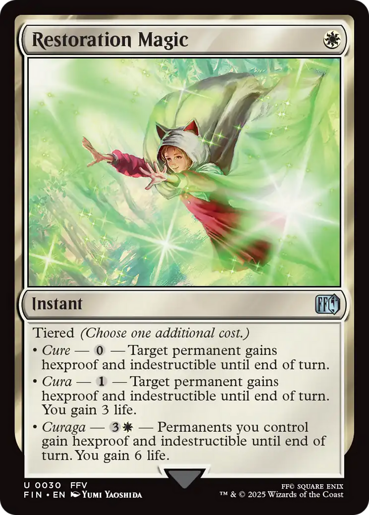{@C} Restoration Magic [FINAL FANTASY][FIN 030]