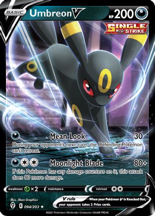 [PKM-R] Umbreon V (Intro Deck) [Sword & Shield: Evolving Skies]