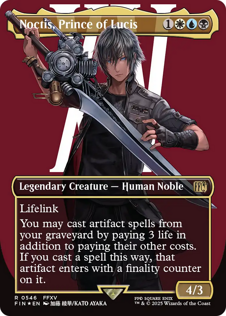 {@R} Noctis, Prince of Lucis (Borderless) (Surge Foil) [FINAL FANTASY][FIN 546]