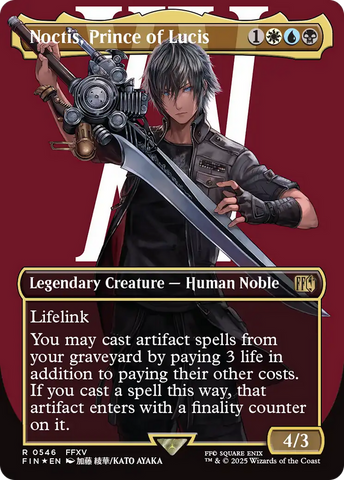 {@R} Noctis, Prince of Lucis (Borderless) (Surge Foil) [FINAL FANTASY][FIN 546]