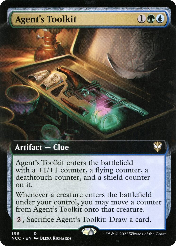 {R} Agent's Toolkit (Extended Art) [Streets of New Capenna Commander][NCC 166]