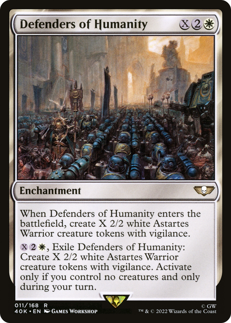 {R} Defenders of Humanity [Universes Beyond: Warhammer 40,000][40K 011]