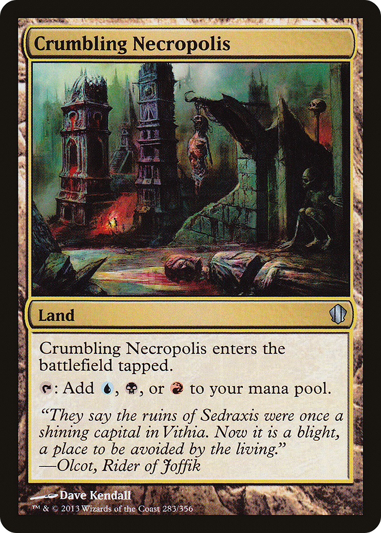 {C} Crumbling Necropolis [Commander 2013][C13 283]