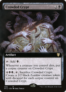 {R} Crowded Crypt (Extended Art) [Innistrad: Midnight Hunt Commander][MIC 055]