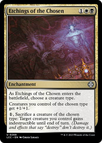 {C} Etchings of the Chosen [The Lost Caverns of Ixalan Commander][LCC 269]