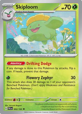 [PKM] Skiploom (002/193) [Scarlet & Violet: Paldea Evolved]