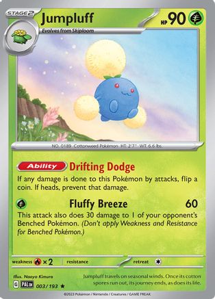 [PKM-R] Jumpluff (003/193) [Scarlet & Violet: Paldea Evolved]
