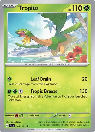 [PKM-C] Tropius (007/193) [Scarlet & Violet: Paldea Evolved]